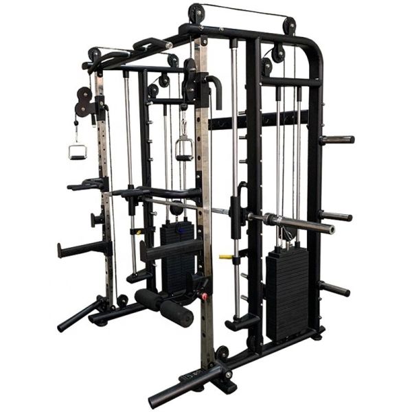 Buy Home Commercial Gym Equipment Smith Machine Cage Large Loader at wholesale prices