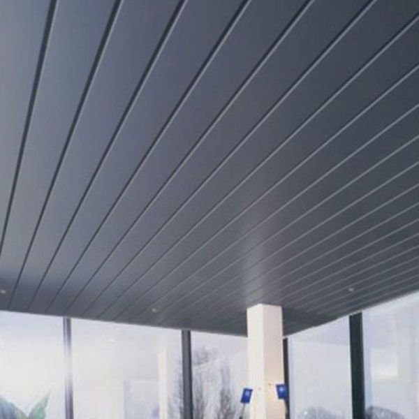 0.4mm G Strip Aluminum Metal Ceiling Simple Structure Easy Installation