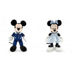 Disneyland Diamond Celebration Plush Mickey Mouse and Minnie Mouse