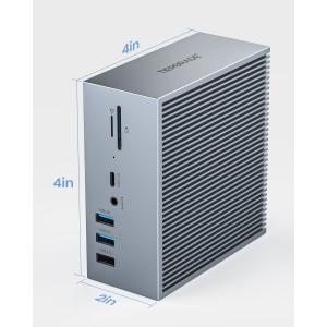 Thunderbolt Dock Triple Monitor 4K Display With 120W Power Adapter