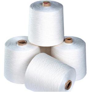 China Factory Raw white 20/2 40/2 60/2 100% Polyester Core Spun Yarn for Dresses
