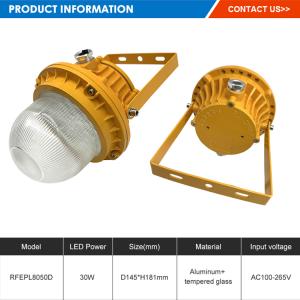 High Brightness High Bay Light Aluminum Tempered Glass 50w 100w 150w Led