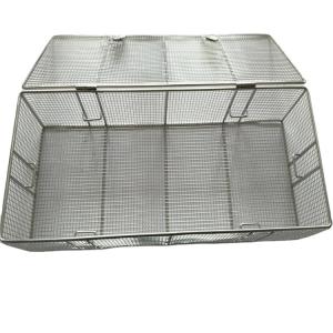 Plain Weave Welded Sus304L Wire Mesh Basket With Lid