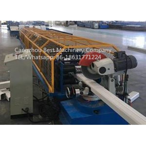 Galvanized Steel Round Shape Down Spout Roll Forming Machine Water Tube Profile Making