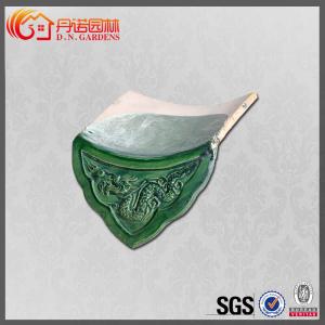 Classic Glazed Celadon Chinese Temple Roof Tiles Antique Frost Resistant