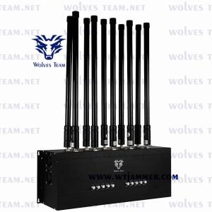 3G 4G 5G Cell Phone Jammer 800-2600MHz Metal Housing Omni Antennas Gain 7-9dBi
