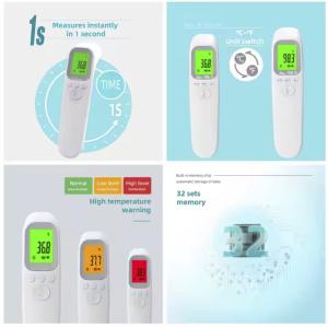 Ultra Accurate Infrared Digital Thermometer With Fever Alarm And LCD Display