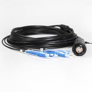 Tactical waterproof fiber cable Hermaphroditic Interconnection Expanded Beam