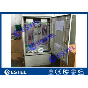 Stainless Steel IP65 Fiber Optical Cable Cabinet Floor Mount With Front Access