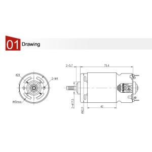 Handheld Mixer or Hand Blender DC Motor