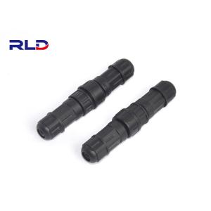 High Current Waterproof Plug Connector , 3 Pin Plastic Circular Connectors Gold