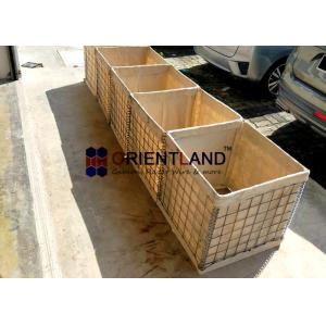 Uv Resistant Military Barriers Olive Green Foldable Gabions