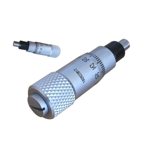 Micrometer Head 0-0.25" Range 0.001" Graduation ±0.0002" Accuracy Flat Face with