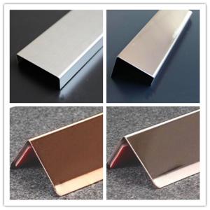 China stainless steel channel trim, angle trim,shape( U, J, Z,L,T) trim, decorative trim on sale