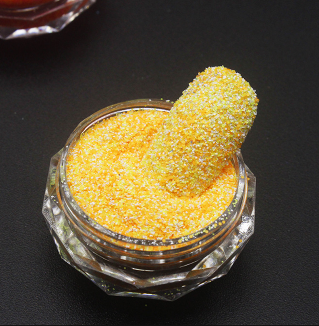 Drewing Nail Crystal Diamond Powder and Tweed Powder Delicate Rose Sea Salt Fingernail Mixed with Polarizing Powder