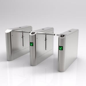 China Centre Single Arm Security Turnstile Gate Member Control Biometric Recognition on sale