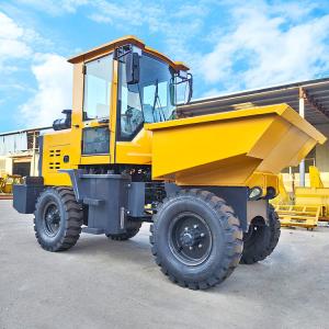 Quality Mini Mining Dumper 4 Wheel Self Loading Ride-on Construction Site Dumpers Loaders Concrete Cement Dumper Price for sale
