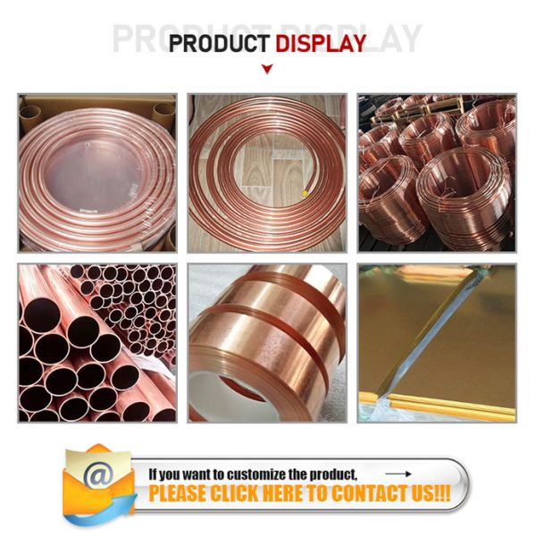 0.3-3mm Thickness Bright Copper Pipe for Diverse Applications 2
