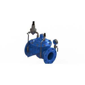 Ductile Iron Pressure Reducing Control Valve With Stainless Steel Pilot