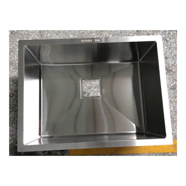 610x457x230mm SUS304 Stainless Steel Topmount Single Bowl Handmade House Kitchen