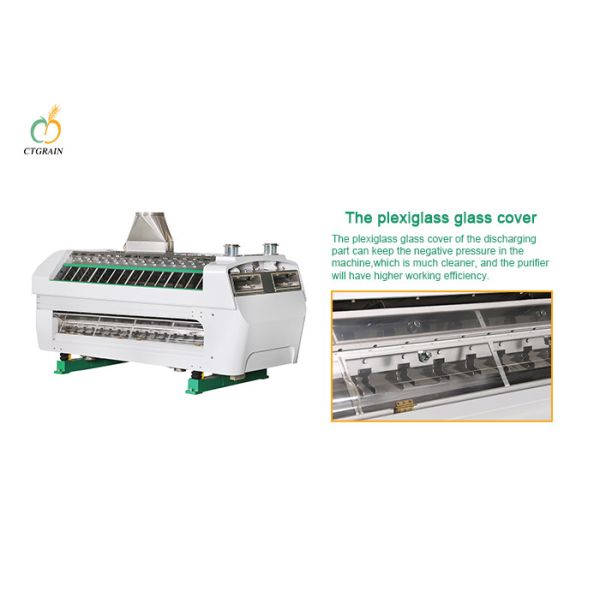 Semolina Purifier Machine 2*0.25kw Grain Milling Equipment