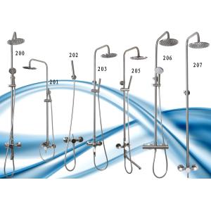 Wall Mounted SS304 Chroming Faucet Bath Shower Set