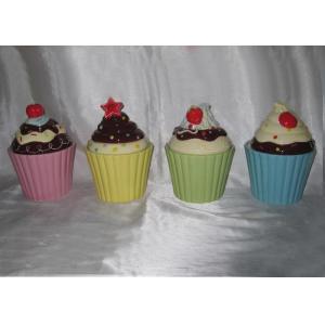 Hand Painted Sweet Cupcake Trinket Box / Covered Box Ceramic Dolomite Stoneware