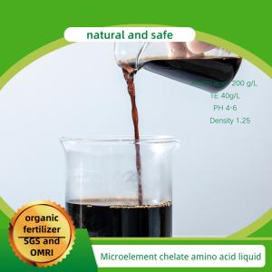 Amino Acid Chelate Microelement Liquid Fertilizer Include CuFeZnMnBMo Trace