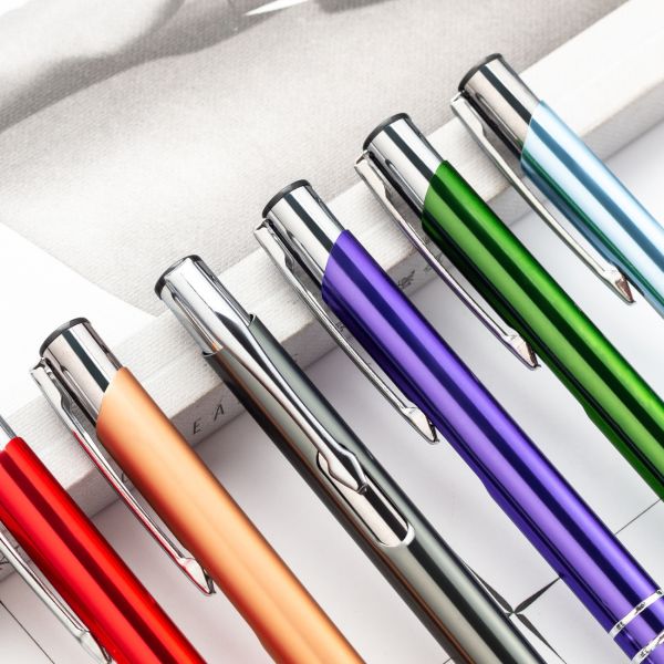 Buy Personalized Ball Pen Custom Logo Advertising Gift Black Ink Stationery at wholesale prices
