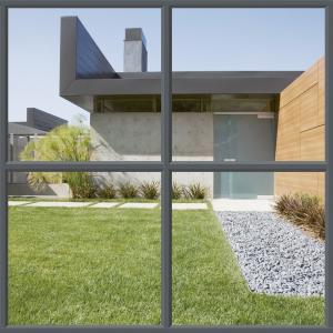 Preferred Double Glazing Fire Rated Steel Windows Aluminium Sliding