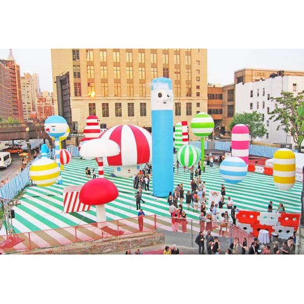 Nylon fabric Inflatable Advertising cartoon props colorful Inflatable Model for