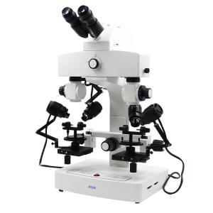 OPTO-EDU 3.2x - 192x Binocular Forensic Comparison Microscope with LED Illumination for Student and School Applications