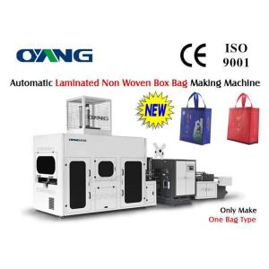 380V Non Woven Box Bag Making Machine With Handle Attached , 37-52cm Loop Handle