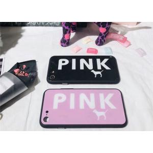 Pink Falling Resistance Girly Glass Tempered Phone Case