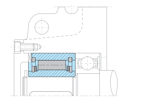 ASNU 60 ASNU60 NFS60 Freewheel Overrunning Clutch One Way Clutch Bearing Supplier