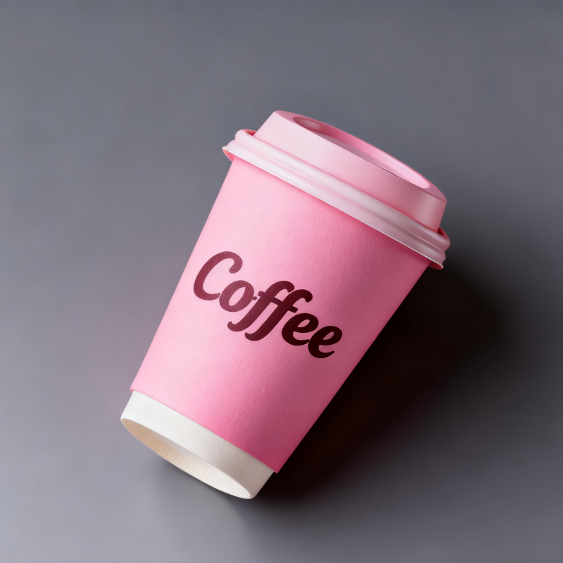 Eco-friendly custom printed logo biodegradable disposable 8oz double-layer coffee paper cup
