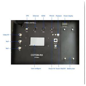 Portable COFDM Radios 4 Channel Wireless Hd Receiver With Remote Control best