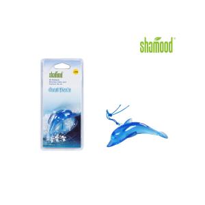 Shamood Ocean Breeze Air Freshener Hanging From Rearview Mirror