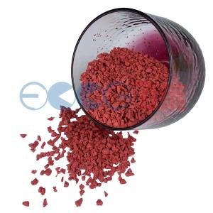 Quality 1-3mm EPDM Playground Rubber Granules Particles Shape For Kindergarten Floor for sale