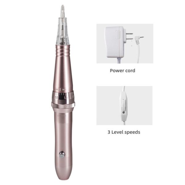 Rose Gold Permanent Makeup Machine 240V With Cartridge Needle