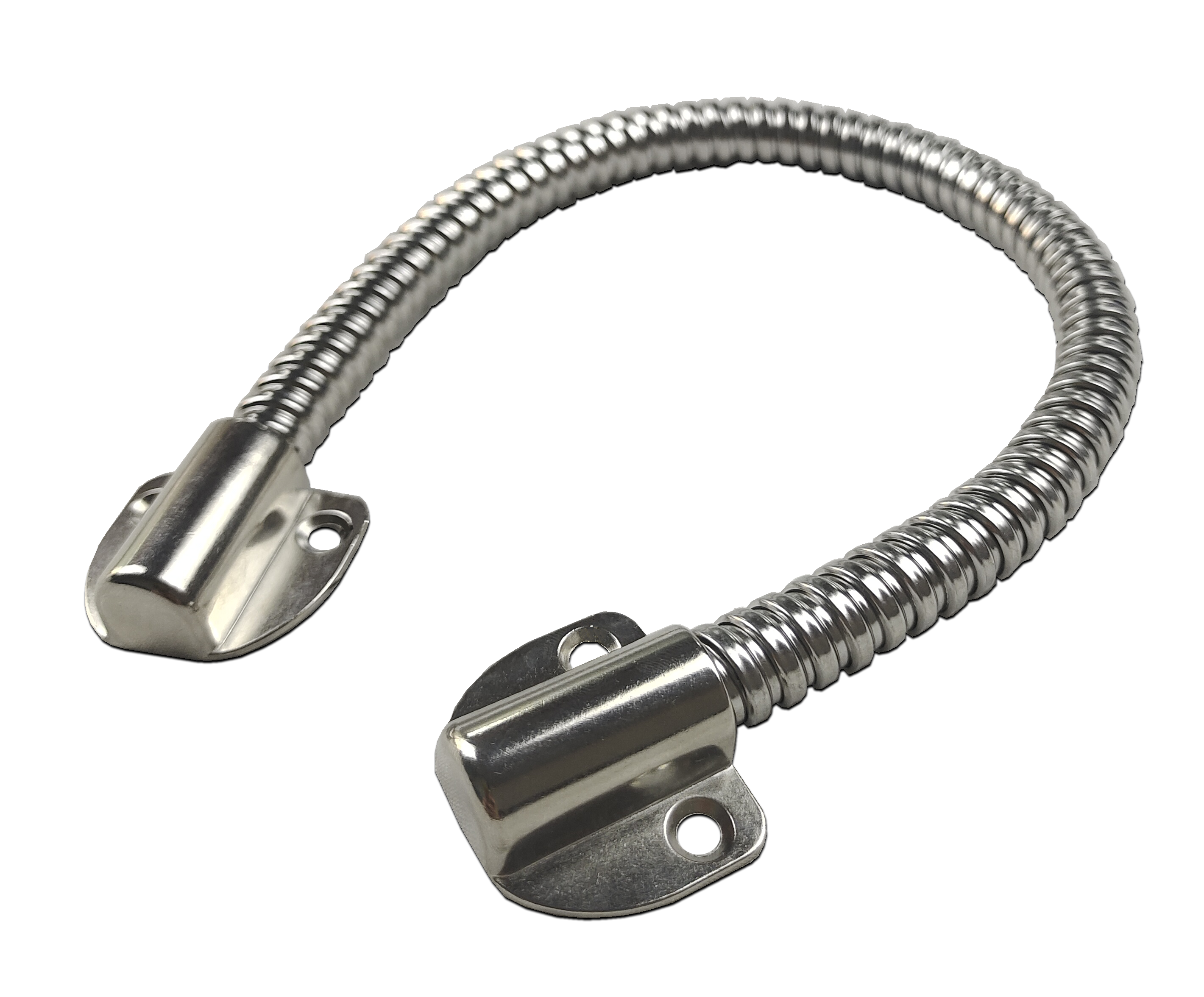 Zinc Alloy Head Access Control Cable Stainless Steel Door Loop 400mm Inside Diameter 10mm