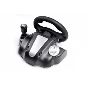 Big Digital / Analog Video Game Steering Wheel And Pedals