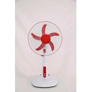 Modern Design Solar AC DC Fan With Remote Control Two Power Lines Plug