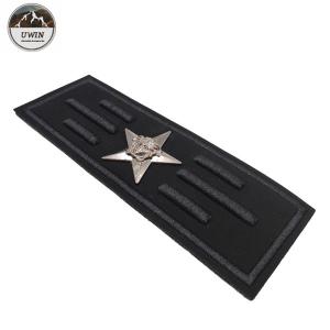 Non Toxic Materials Single Custom Patches , Custom Shoulder Patches Rectangle