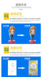 Custom manufacturer Custom Anime Plastic toy Figures 3D Mini Model Toys oem