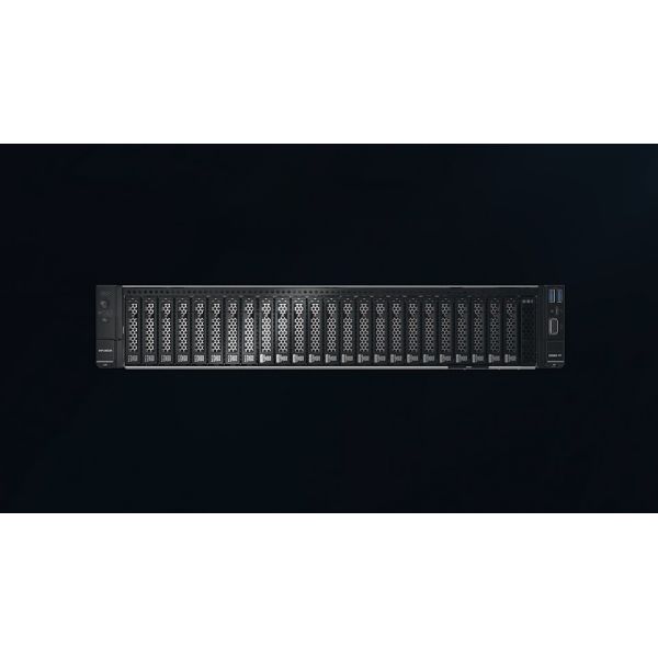 2U Rack Server with 12 * 3.5 Configuration 24*2.5inch HDD Chassis and 25G Optical Port