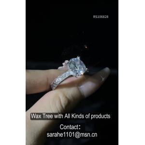 Round Moissanite Diamond Tiny 925 Silver CZ Rings With Band Width 2-3mm And