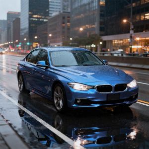 PVC Mercury Wrap Customized Gloss Light Blue Vinyl Wrap HYH1116