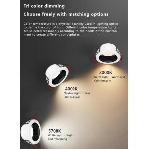 7W 2.5inch Adjustable CCT LED Downlight 3000K-6000K IP44