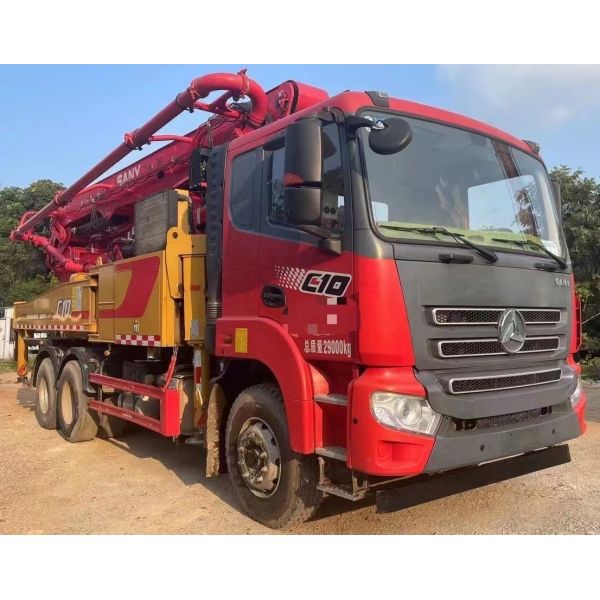 Buy 2020 Sy 43m Concrete Pump Truck Used Heavy Equipment with Hydraulic Machining Process at wholesale prices